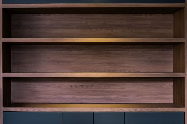 Bookcase Mounting in Mesquite