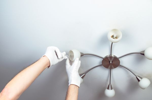 Cost of Chandelier Bulb Installation in Mesquite